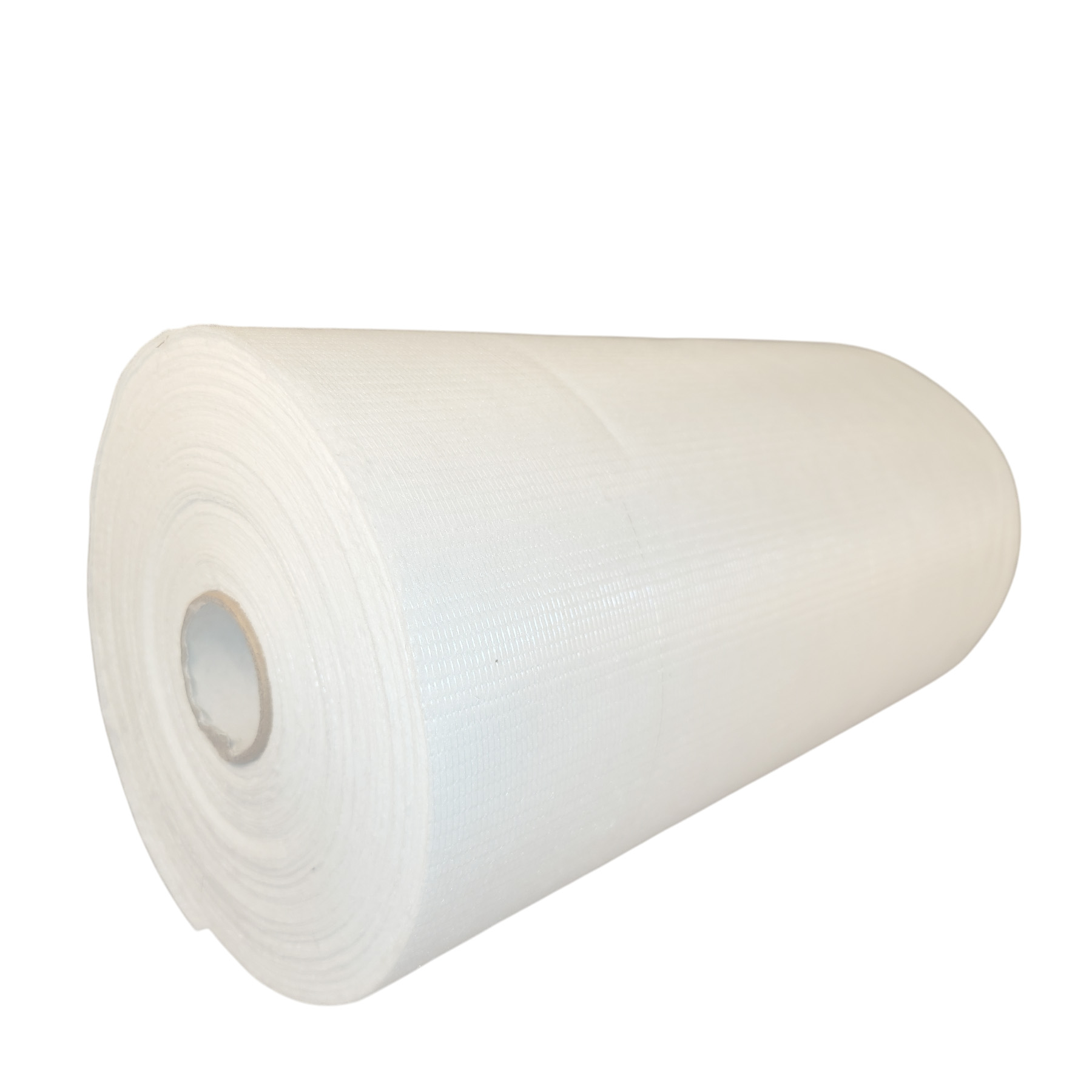 Polyestervlies 120 g/m² – SA Baustoffe Premium Vlies für Abdichtung Polyestervlies 120 g/m² – Frontansicht Rolle 0,35 × 50 m weiß für großflächige Abdichtung